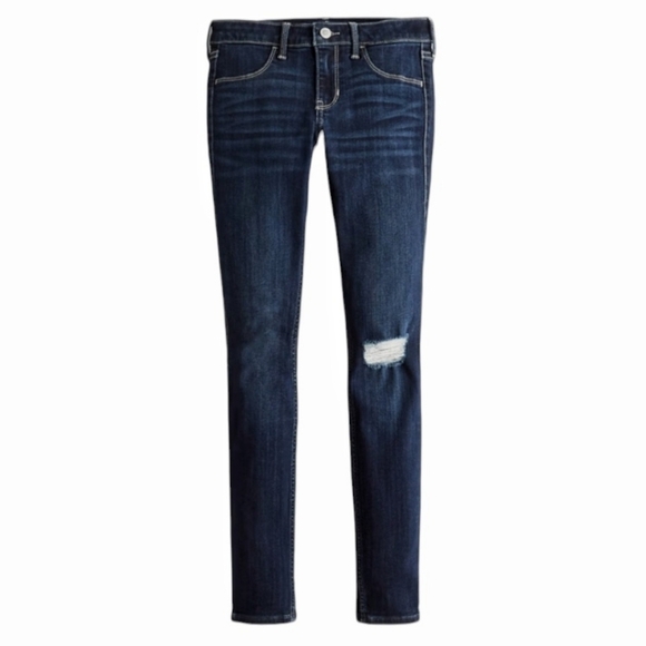 Hollister - 28x26 Distressed Low Rise Jean Legging - Picture 1 of 14